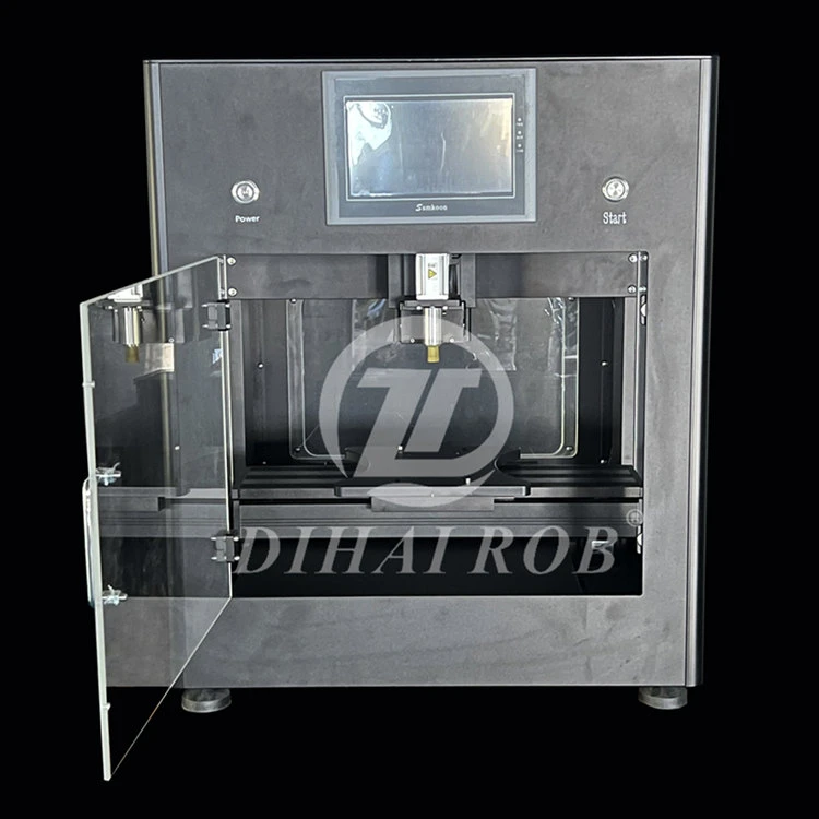 خودکار منی ڈیسک ٹاپ واپ مکمل کور سکرونگ کیپنگ مشین