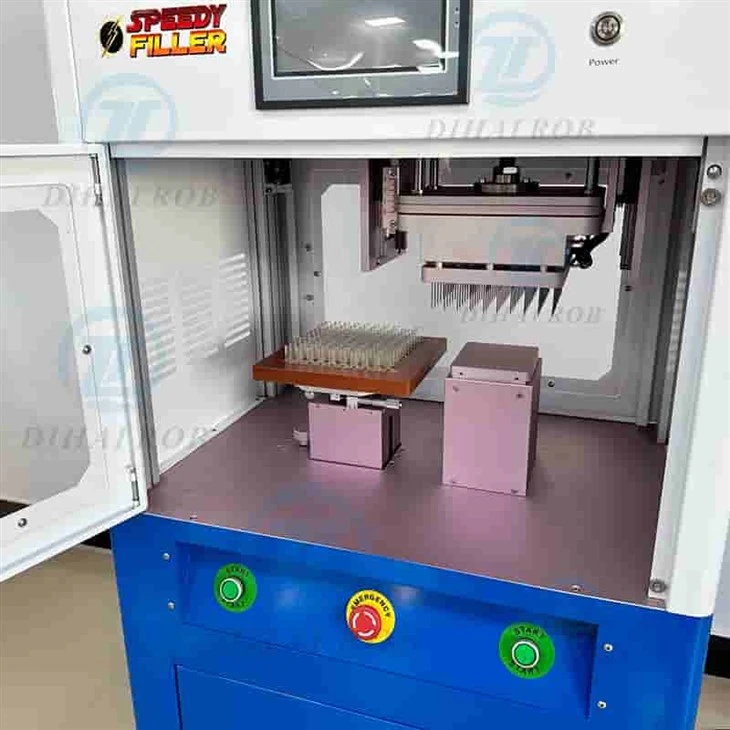 CBD THC Thick Oil Cartridge Filling Machine - High Capacity 100PCS/time